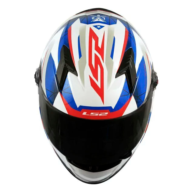 CAPACETE LS2 CLASSIC DRAZE AZUL FF358