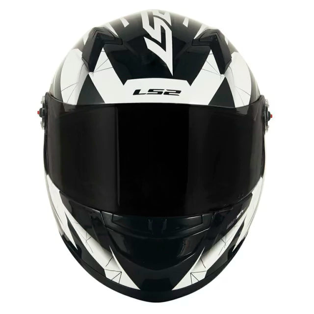 CAPACETE LS2 CLASSIC DRAZE BLACK/WHITE