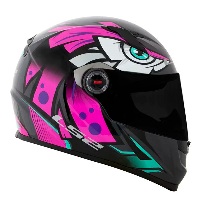 CAPACETE LS2 CLASSIC TRIBAL FUCSIA