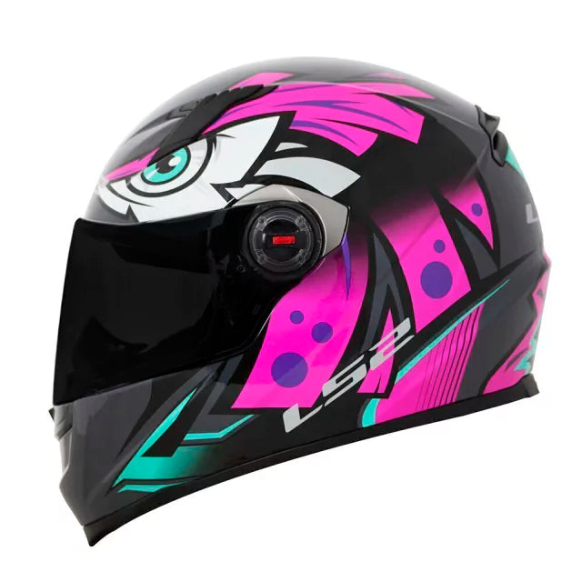 CAPACETE LS2 CLASSIC TRIBAL FUCSIA