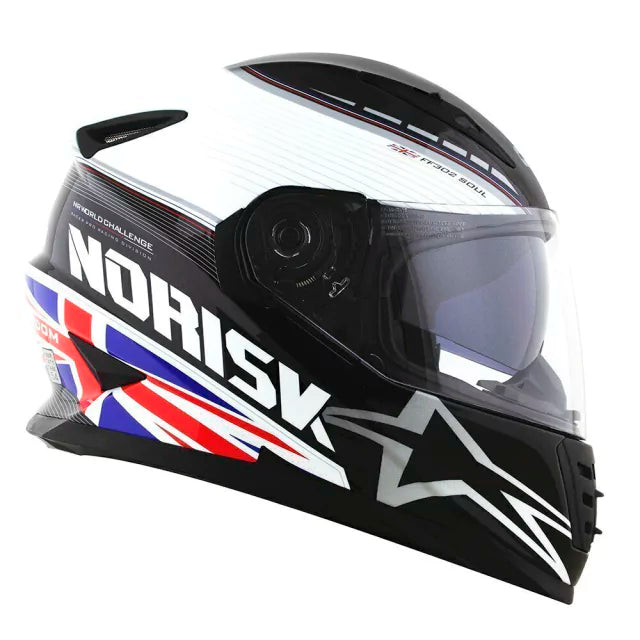 CAPACETE NORISK SOUL FF302 GRAND PRIX UK