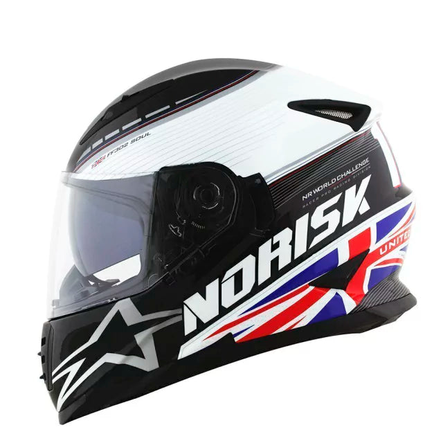 CAPACETE NORISK SOUL FF302 GRAND PRIX UK