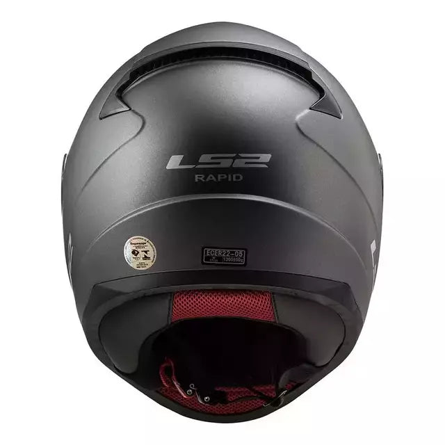 CAPACETE LS2 RAPID MONOCOLOR CINZA