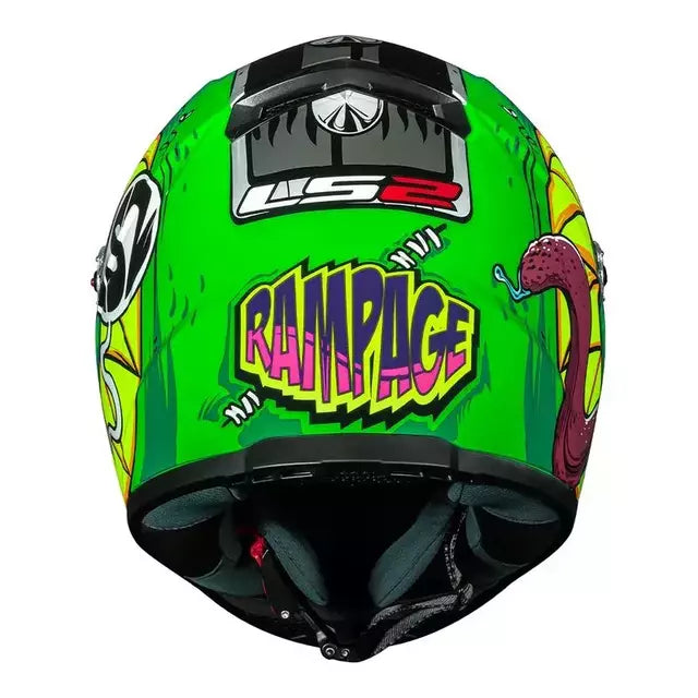 CAPACETE LS2 CLASSIC RAMPAGE VERDE