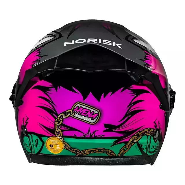 CAPACETE NORISK NEO HYENA ROSA