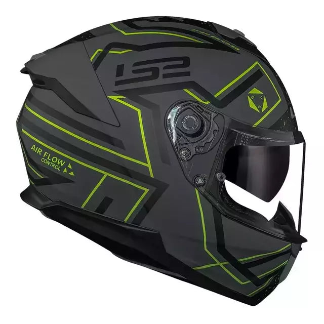 CAPACETE LS2 STREAM II MAZE PRETO