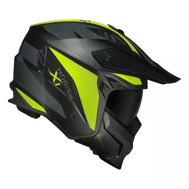 CAPACETE NORISK DARTH II X1 AMARELO FOSCO