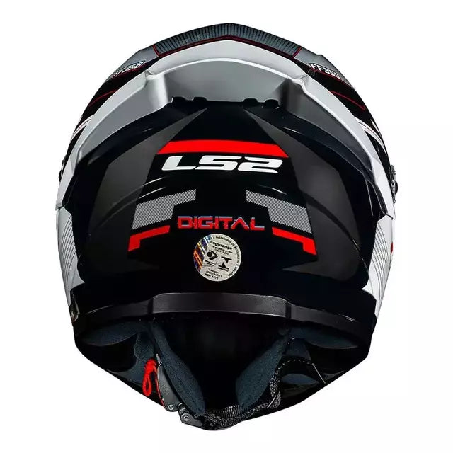 CAPACETE LS2 CLASSIC S DIGITAL PRETO