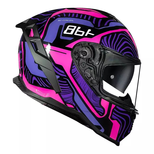 CAPACETE NORISK STRADA II FUSION ROXO