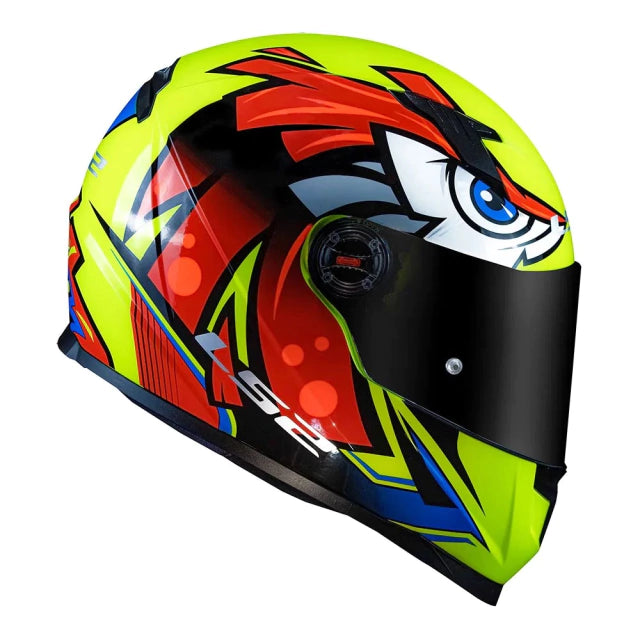 CAPACETE LS2 CLASSIC FF358 TRIBAL AMARELO