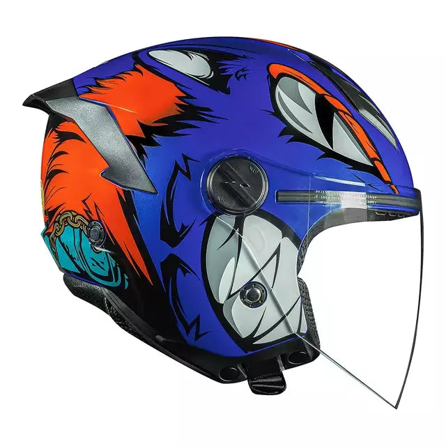 CAPACETE NORISK NEO HYENA LARANJA