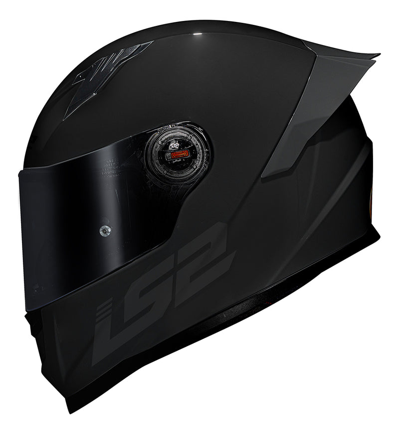 Capacete Ls2 Ff358 S Monocolor Preto Brilhante