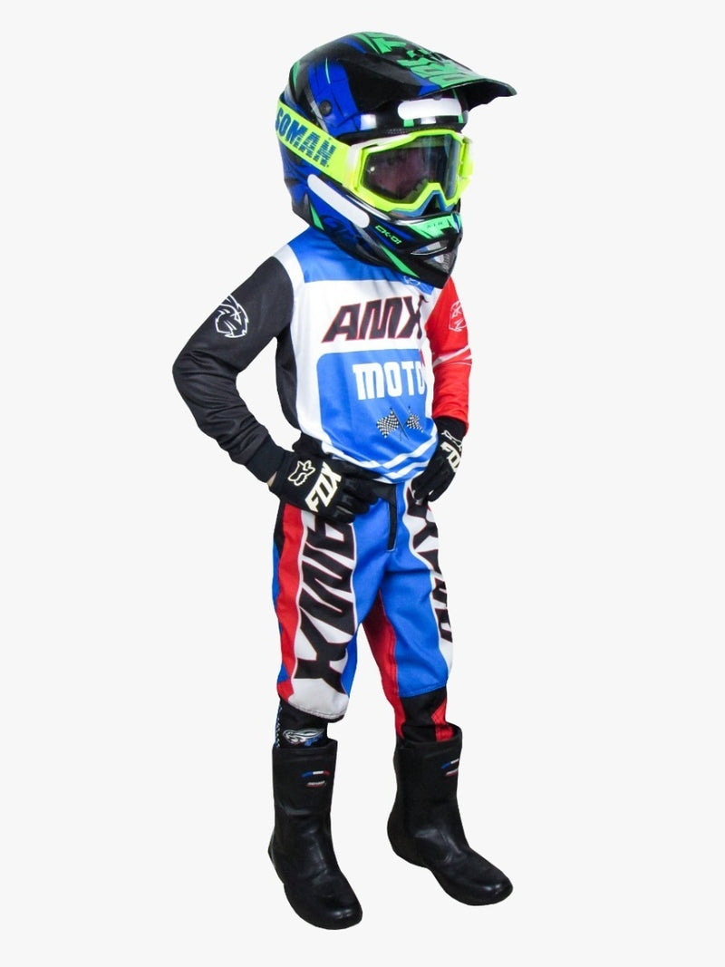 Roupa Infantil - Motocross Trilha - Calça+camisa Prime - Amx