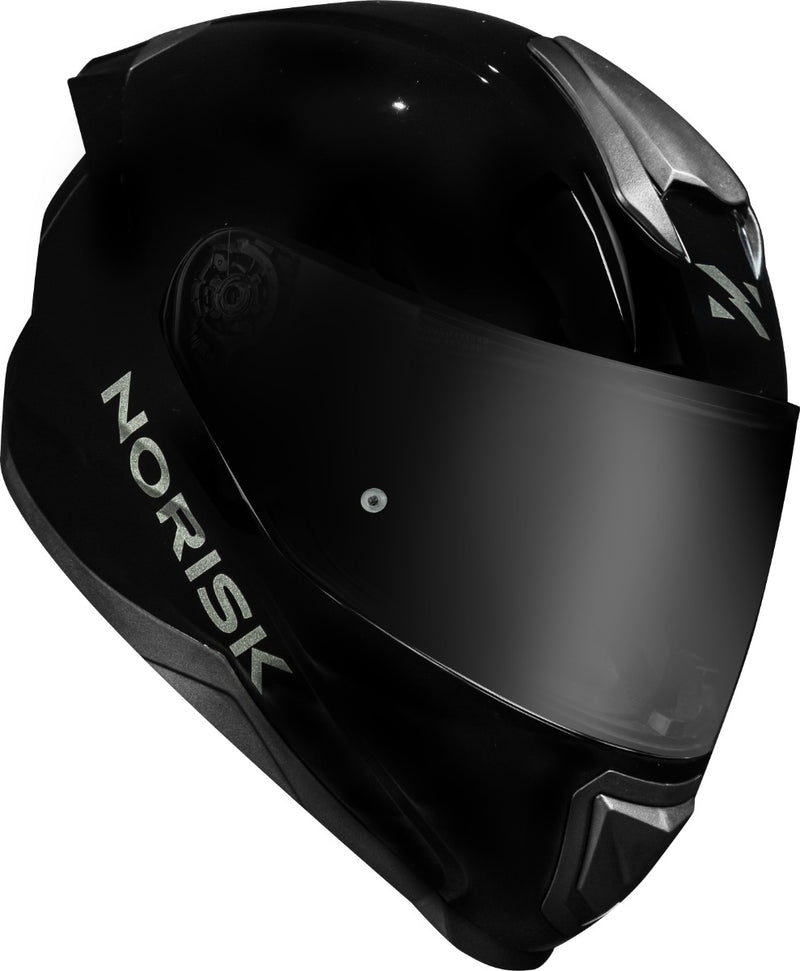 Capacete Norisk Razor Black Edition Viseira Fumê + Spoiler