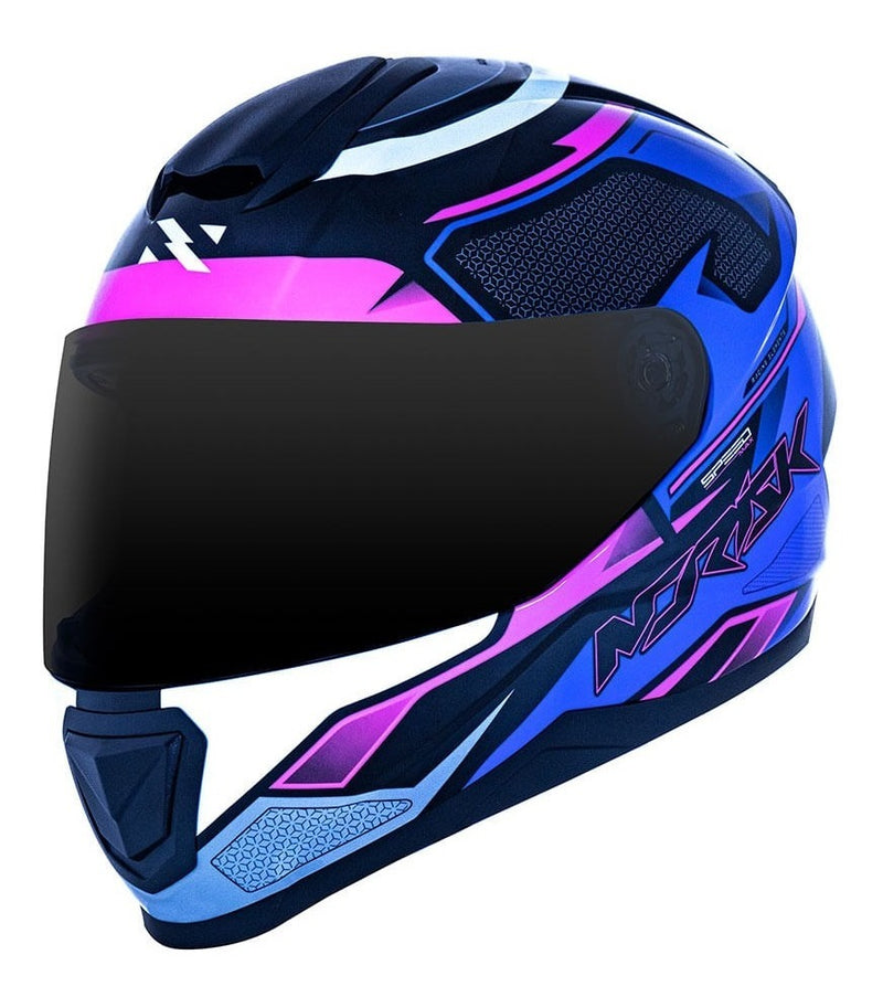 Capacete Norisk Razor Speedmax Branco Rosa Feminino + Cores