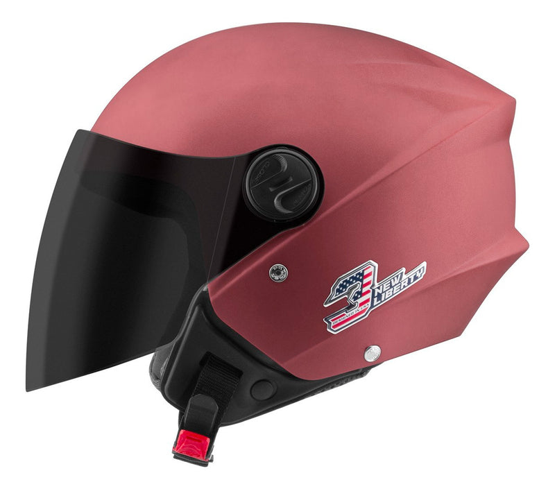 Capacete Aberto Pro Tork New Three Elite Com Viseira Fumê