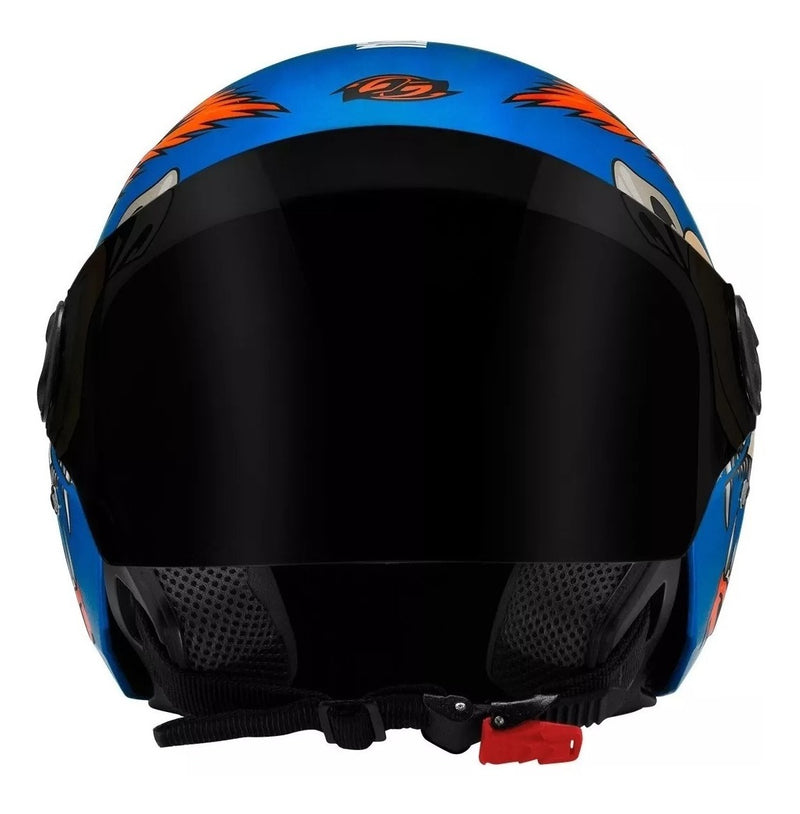 Capacete Aberto New Liberty Three Coyote Gp 88 Viseira Fumê