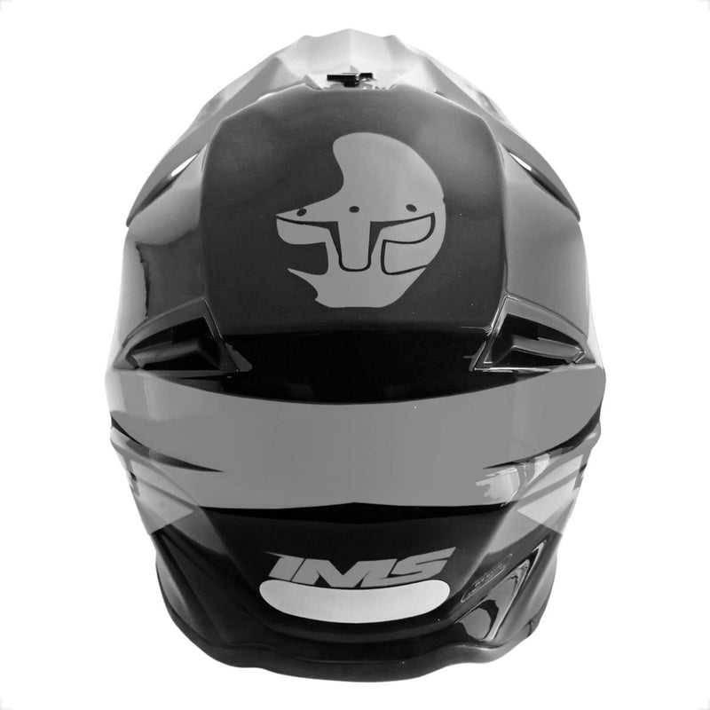 Capacete Ims Revo Cinza Preto + Óculos Motocross Trilha