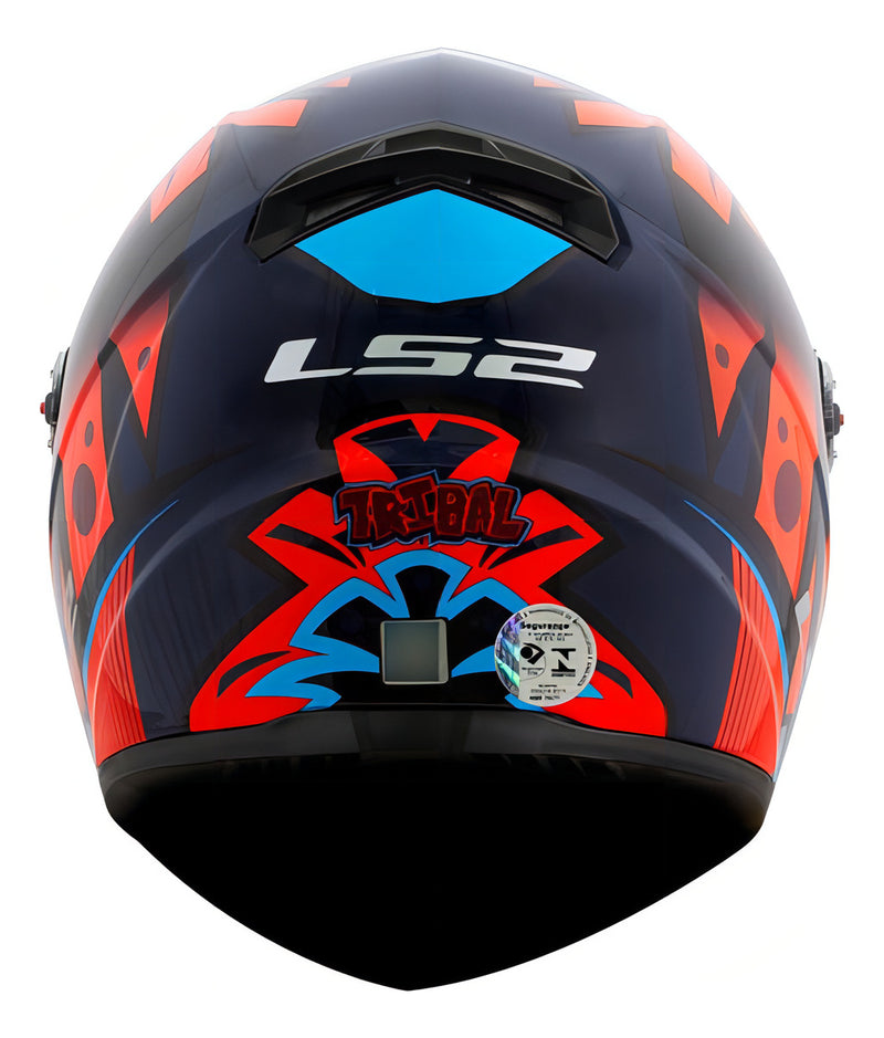 Capacete Ls2 Ff358 Tribal Capacete Moto Tamanho Do Capacete 62 Cor Laranja