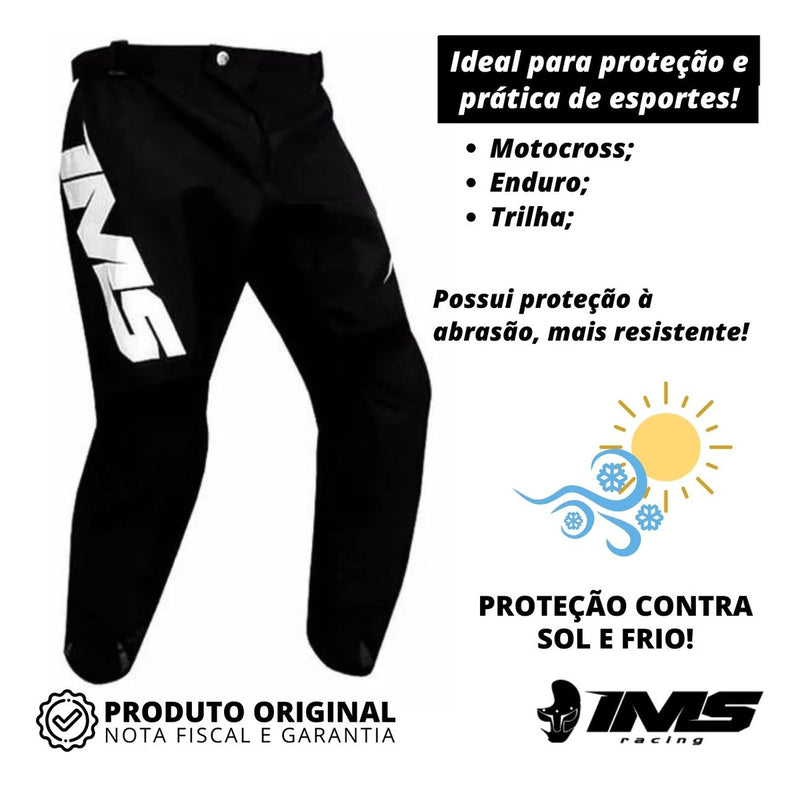 Conjunto Ims Mx Calça E Camisa Roupa Motocross Trilha Enduro