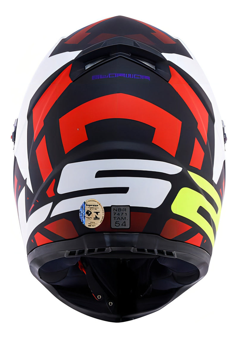 Capacete Ls2 Ff358 Starwar Vermelho Branco Star War Cor Vermelho BRILHO Tamanho do capacete 56