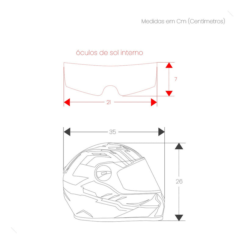 Capacete Moto Fechado Fw3 Modelo Gtx Fox Várias Cores