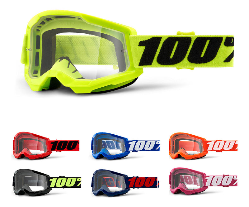 Oculos Motocross Trilha Enduro 100% Anti Embacante Strata 2