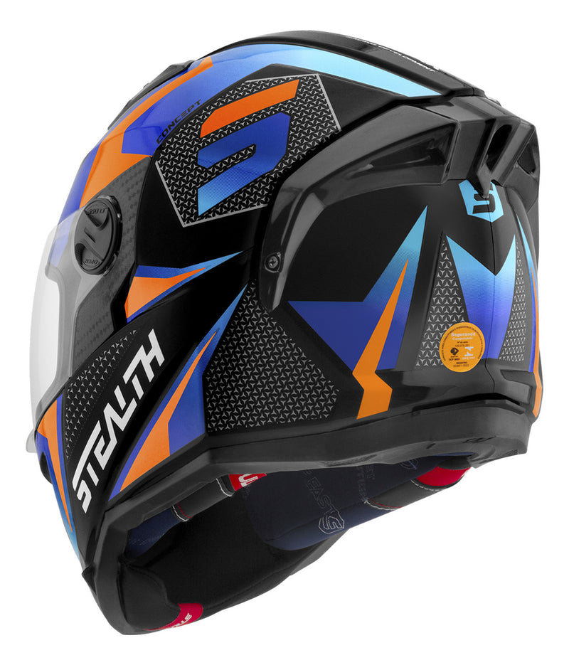 Capacete Moto Fechado Pro Tork Stealth Concept Vis Cristal