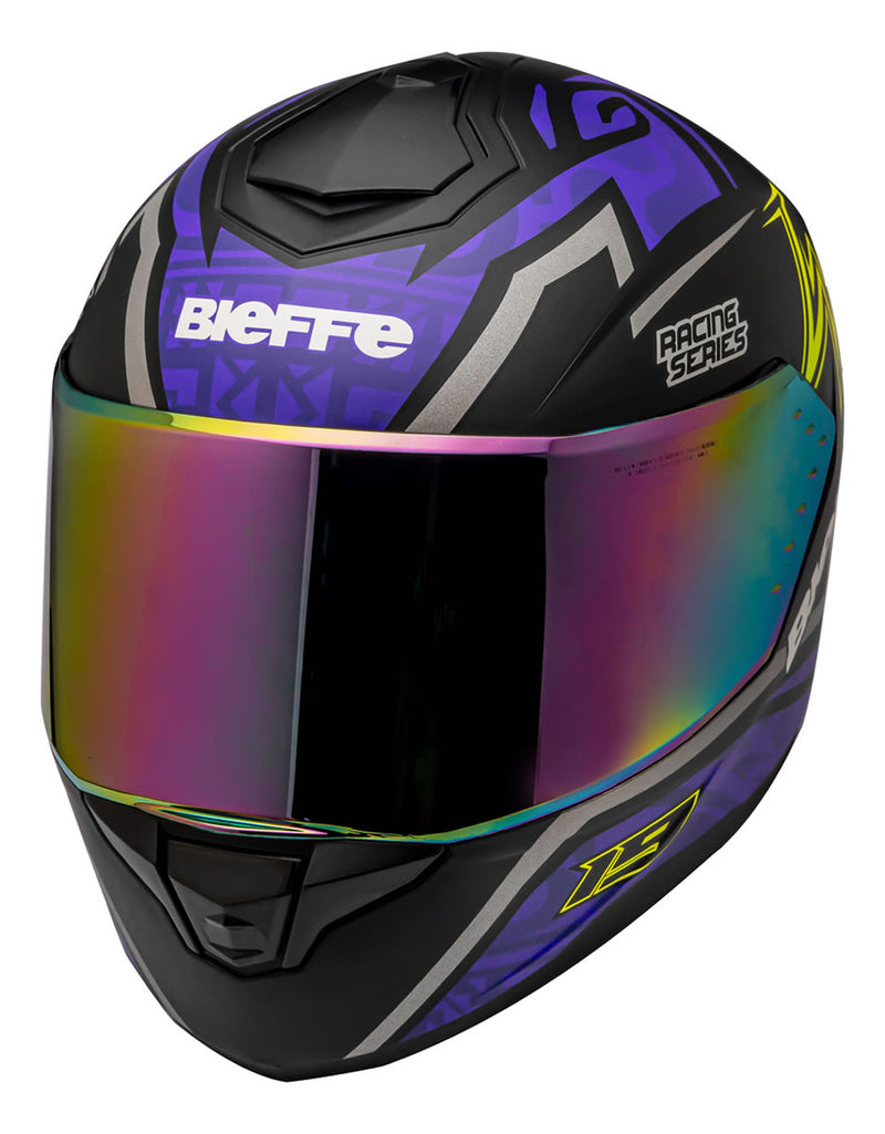 Capacete Moto Fechado Bieffe B-12 Qtr + Viseira Colorida