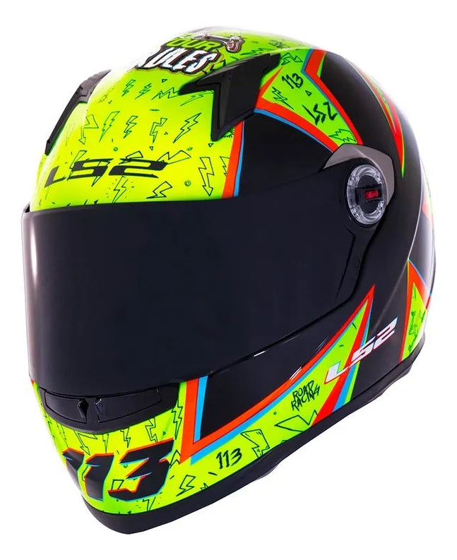 Capacete Original Ls2 Ff358 Rafael Paschoalin / Alex Barros