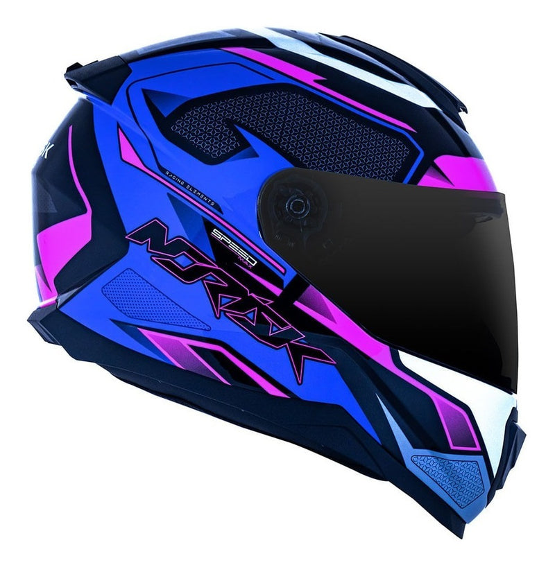 Capacete Norisk Razor Speedmax Branco Rosa Feminino + Cores