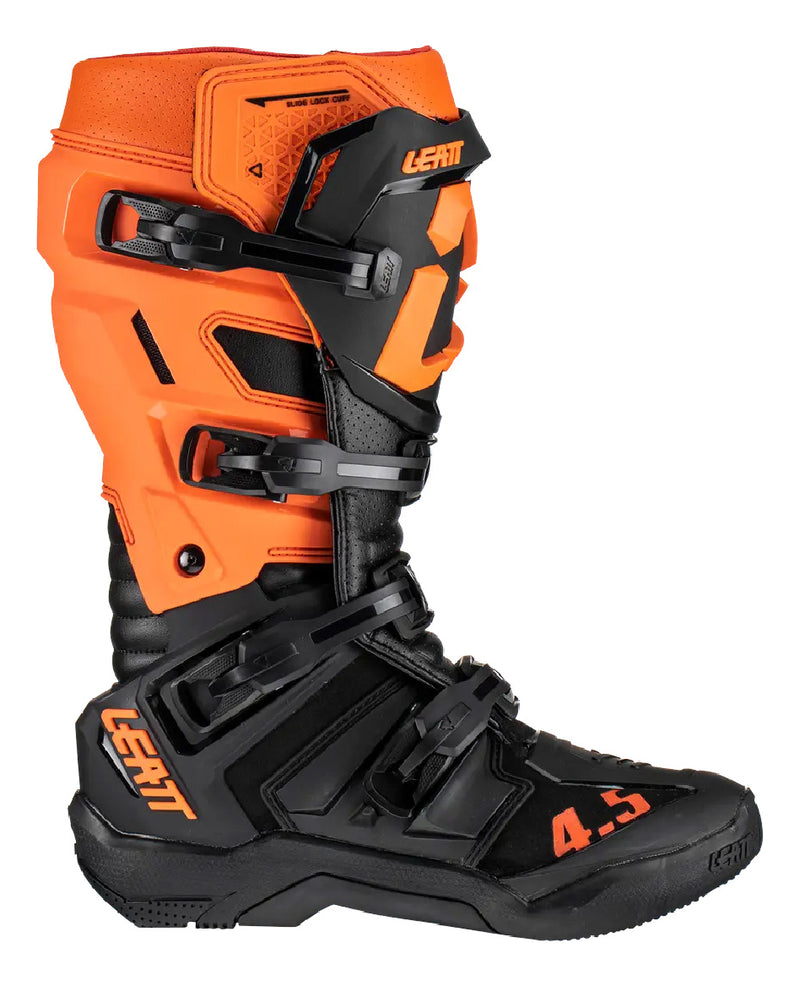 Bota Leatt 4.5 Articulada Enduro Motocross Trilha Laranja Az