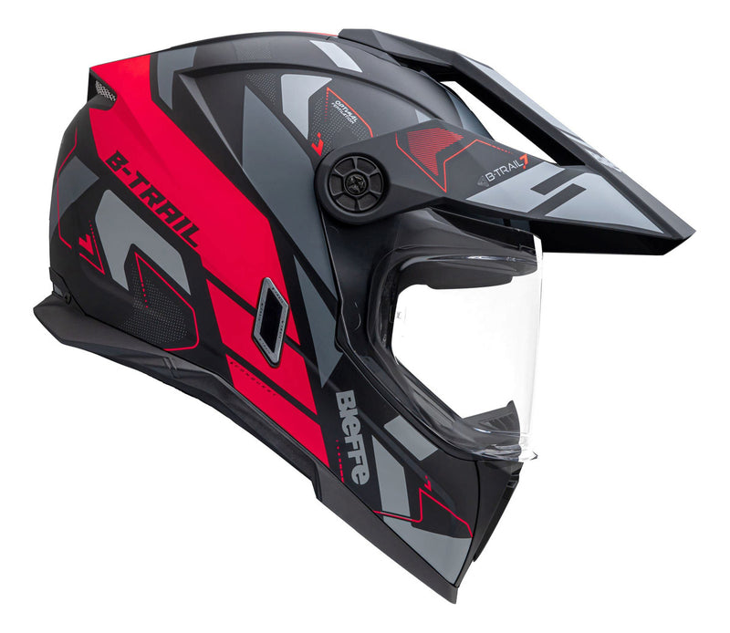 Capacete Moto Bieffe B-trail Conquest Com Óculos Interno