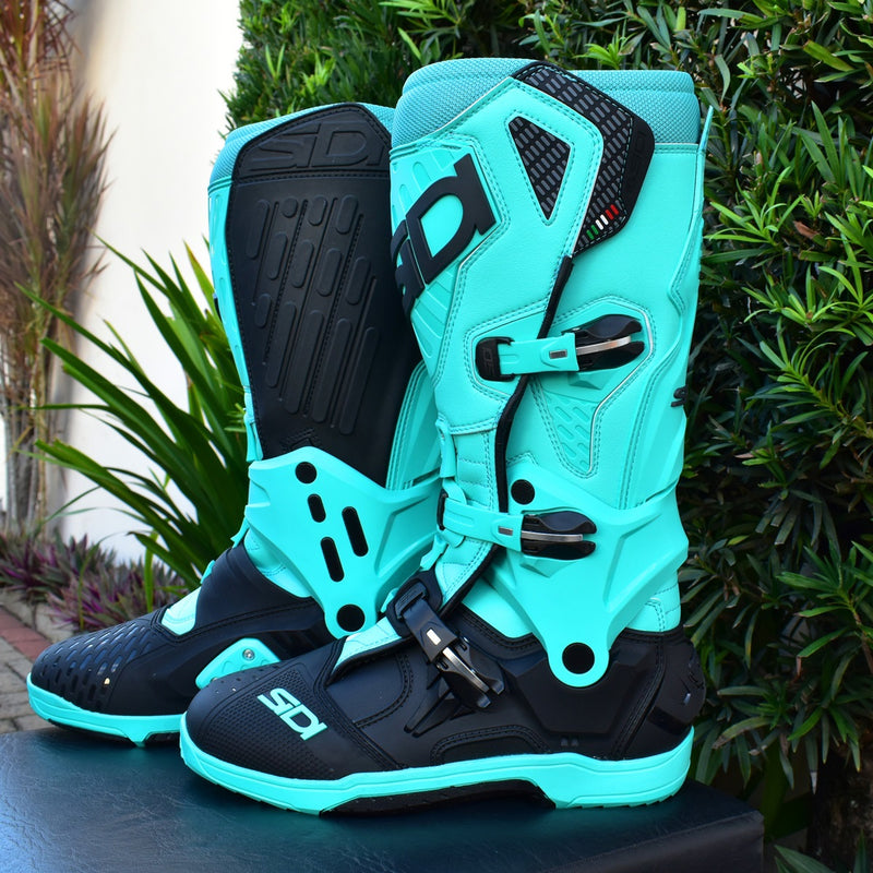 Bota Sidi Cross Air Verde Cross Motocross Trilha Off Road