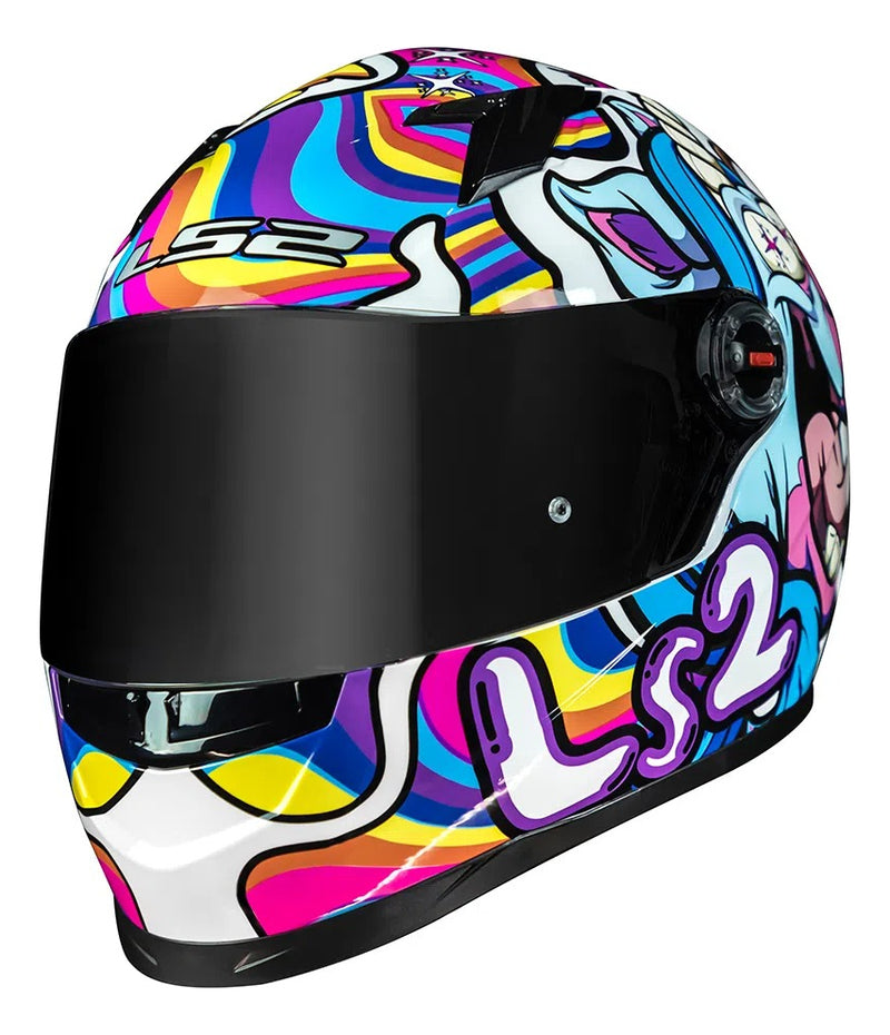 Capacete Ls2 Ff358 Classic Diversos Modelos Gráficos E Cores