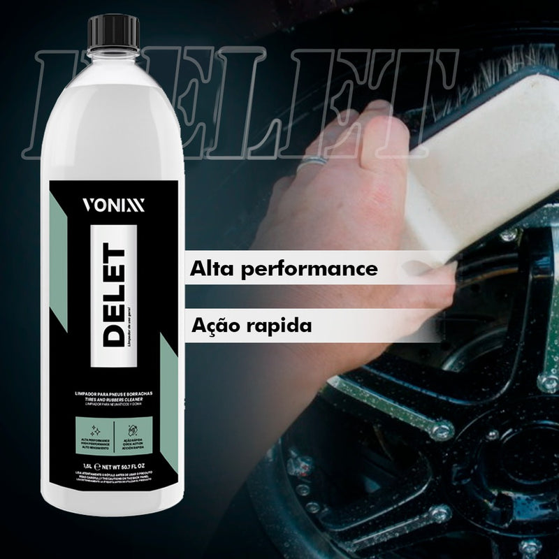 Delet Vonixx Limpador Para Pneus E Borrachas 1,5l