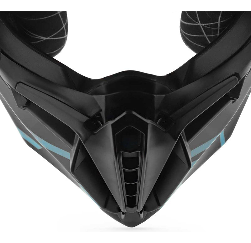 Capacete Fechado Moto Forro Removível Preto/azul Revo