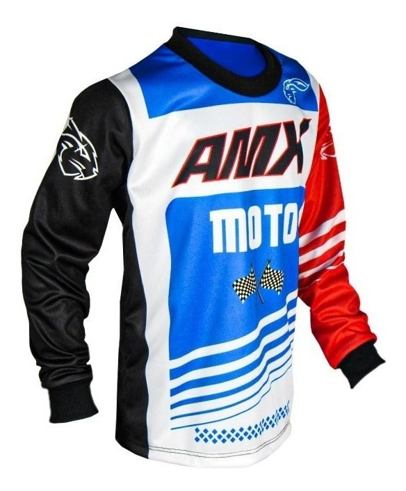 Roupa Motocross Conjunto Infantil Trilha Amx Off-road Cross