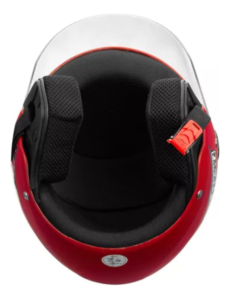 Capacete Para Moto Aberto Pro Tork New Liberty Thre Vermelho