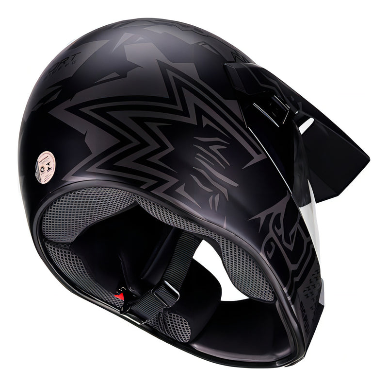 Capacete Bieffe 3 Sport Big Push Preto Fosco Grafite Tamanho do capacete 56