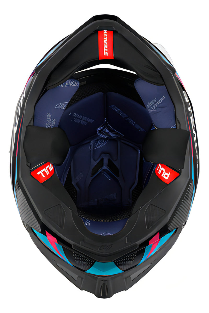 Capacete De Moto Masculino Feminino Pro Tork Fechado Stealth Cor Verde - Rosa Tamanho Do Capacete 62