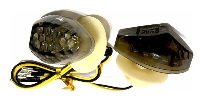 Seta Led Pisca Fumê Embutida Honda Yamanha R1 Xj6 R3 R6 Cbr