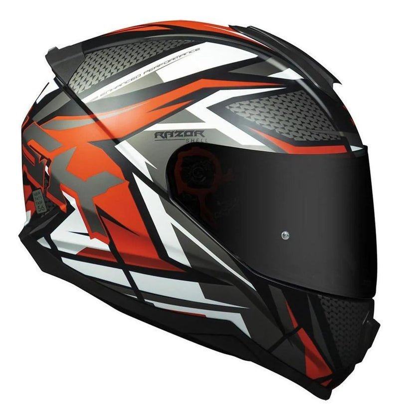 Capacete Norisk Razor Speedmax Vermelho + Viseira Extra