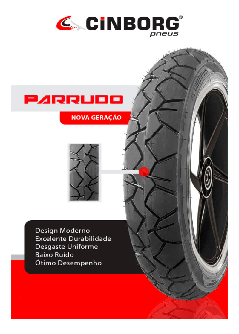 Par Pneus Biz 80/100-14 + 60/100-17 Pop Crypton Parrudo