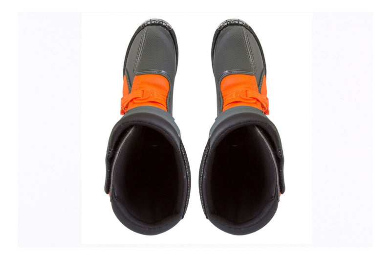 Bota Bico Aço Red Dragon Ex Motocross Trilha Enduro Laranja