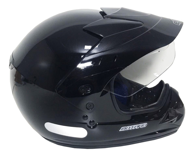 Capacete Moto Off Road Fechado Viseira Ebf Motard Solid