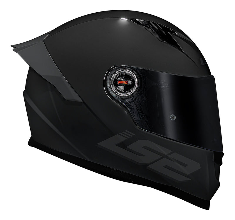 Capacete Ls2 Ff358 S Monocolor Preto Brilhante