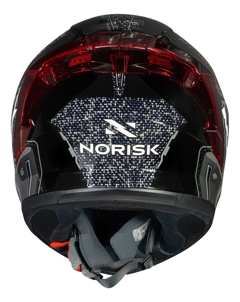 Capacete Moto Masculino Norisk Flow Robot Vermelho +viseira