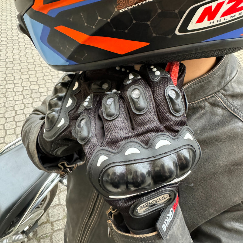 Luva Moto Proteção Antiderrapante Esportiva Calor Frio Bike