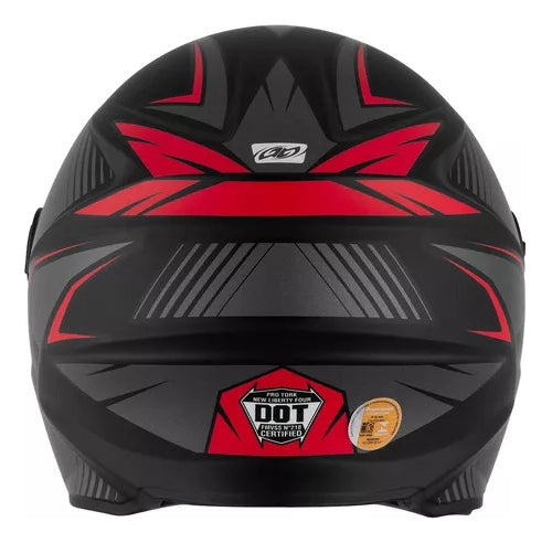 Capacete Moto Pro Tork R8 Fechado Viseira 2 Mm Com Nf